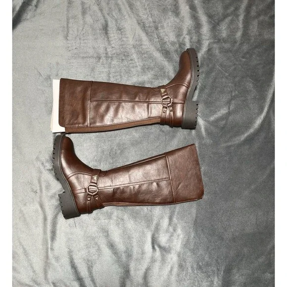 Women’s Guess Dark Brown 200 Knee High Boots Size 6 M - Picture 4 of 13